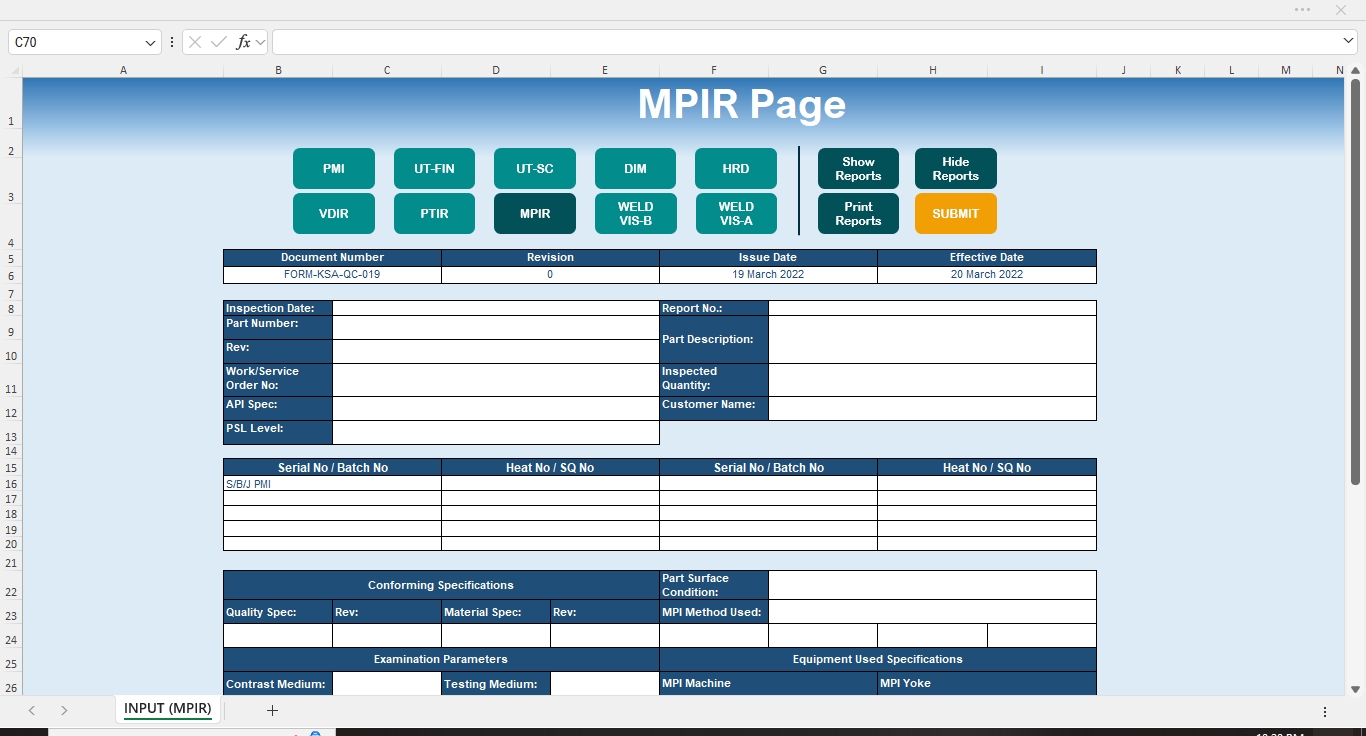 2. MPIR Page