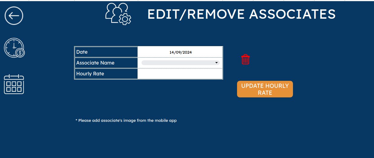 5. Remove Associates Page